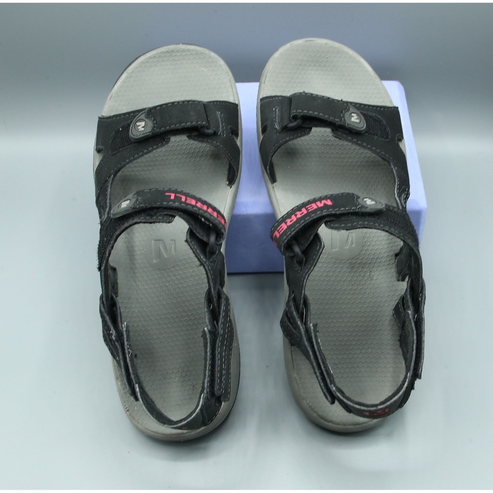 Merrell Cedrus Convertible Hiking Sandals Women US 8, Black Rose Red - Picture 6 of 6
